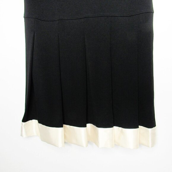 A.B.S. by Allen Schwartz - Dropped Waist Pleated Dress - Petite - Picture 2 of 8